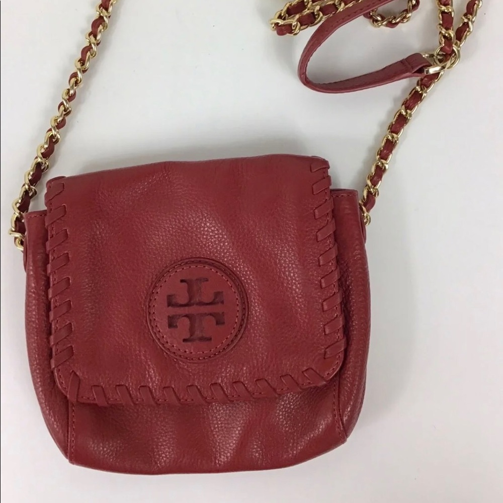 Tory Burch Marion Mini Crossbody Bag Red